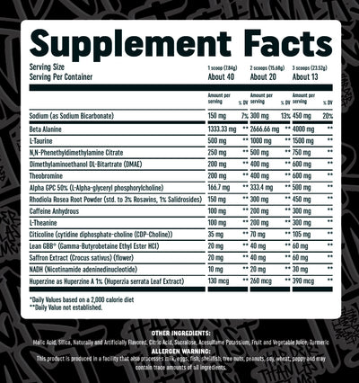 HARDCOR3D Stim Pre-Workout